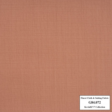 G84.072 Kevinlli V7 - Vải Suit 80% Wool - Nâu lợt